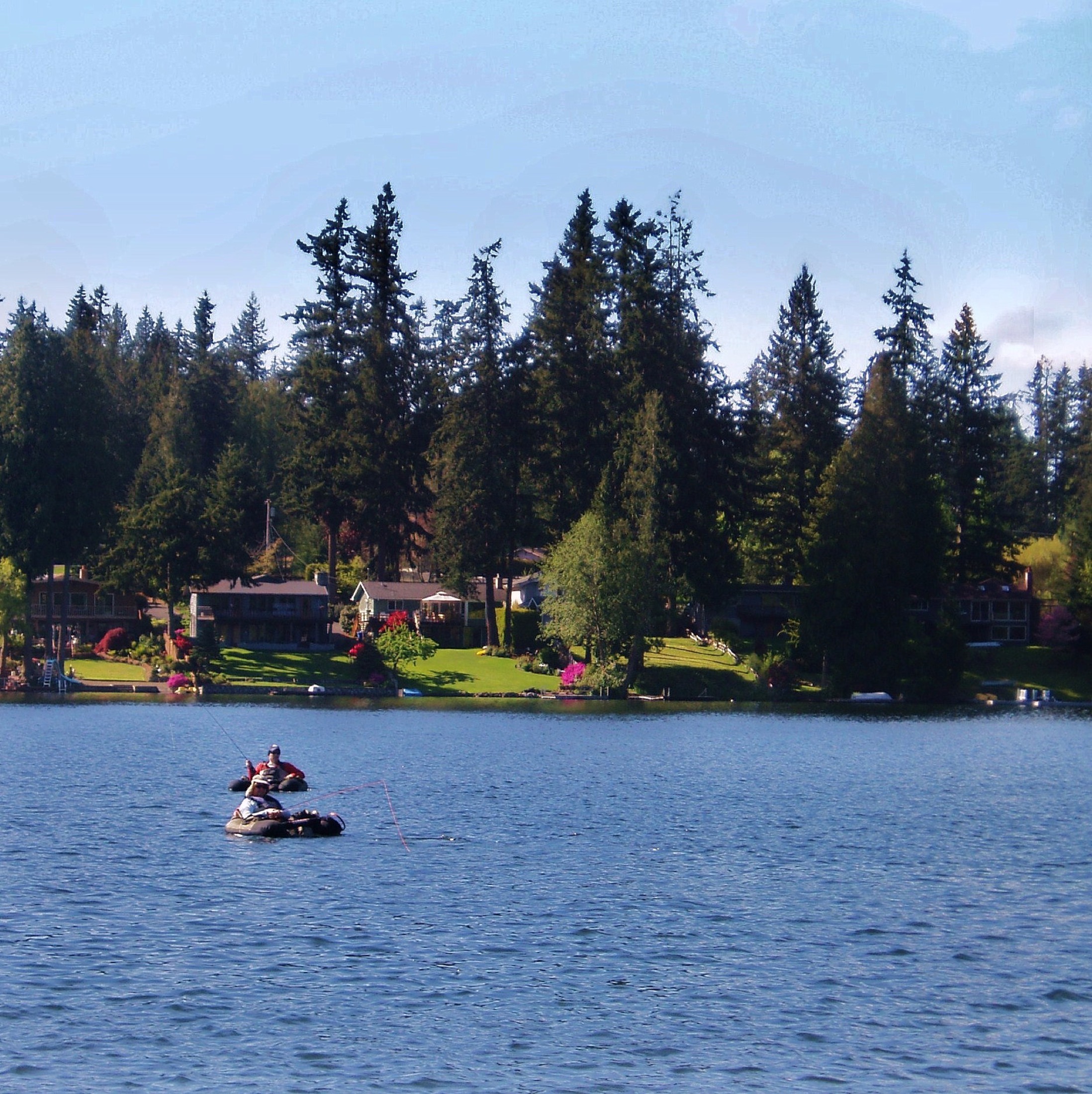 Pine Lake in Sammamish on a quiet afternoon.